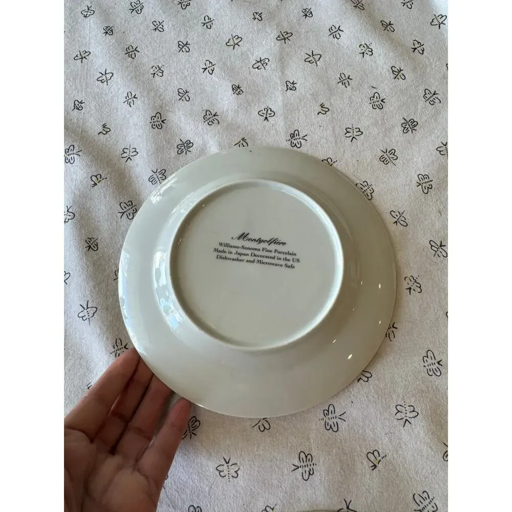 Williams Sonoma Hot Air Balloon Montgolfière Salad Plates x4 wall decor